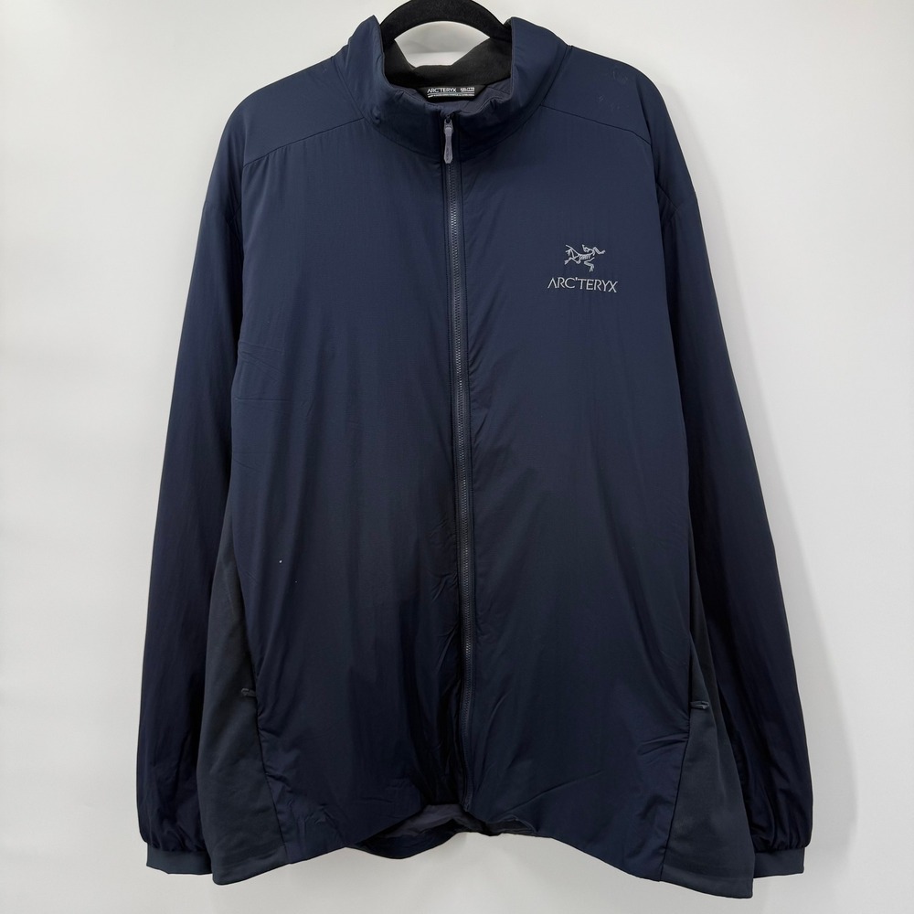 Arc'teryx Mens 2XL Atom LT Jacket Navy Blue Full Zip Lightweight Insulated